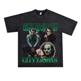 Film Star T Shirt Loose Heavy Retro Street Cotton American T-shirt