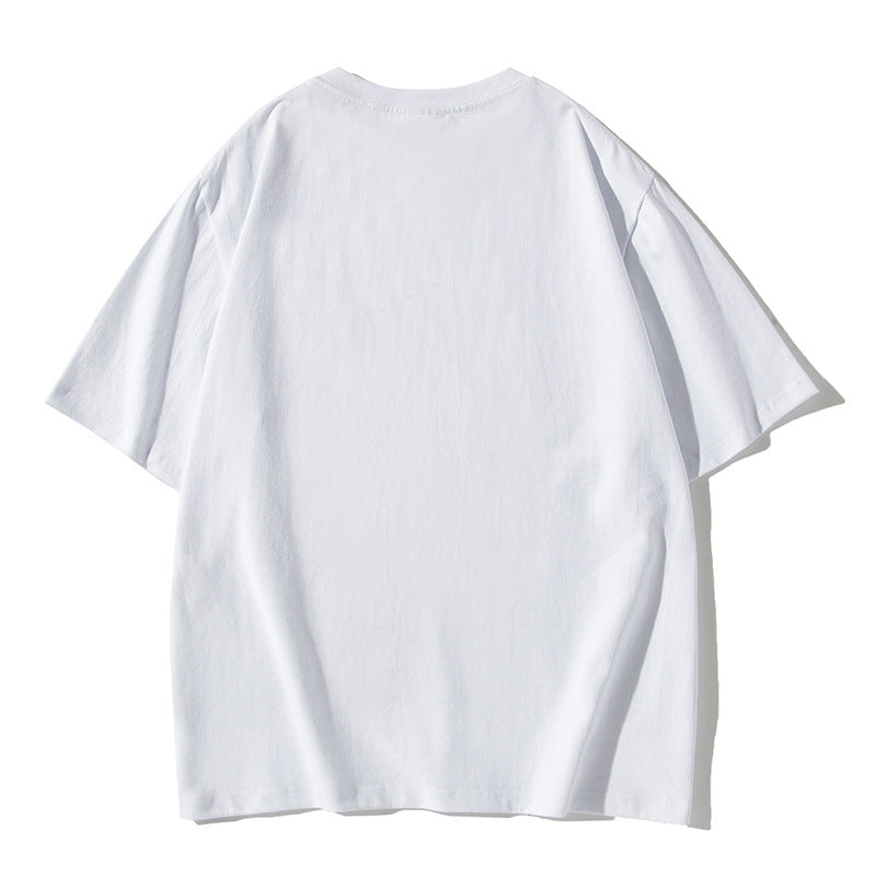 Nasa T Shirt Summer Short Sleeve Men'S Versatile Student Half Sleeve Couple Loose T-Shirt