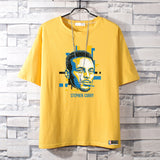 Basketball Sports T Shirt Summer Round Neck Cotton Short Sleeve T-Shirt Men'S Basketball Sports Loose