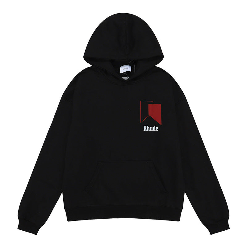 Rhude Hoodie Heavy Weight Cotton Men's and Women's Hoodies Sweatshirt