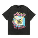 Hellstar T Shirt Smile Earth Distressed Print