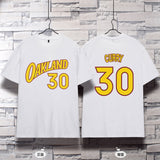 Basketball Sports T Shirt Curry 30 Thompson 11 Basketball Sports T-Shirt Student Loose Casual Breathable Short Sleeve Men