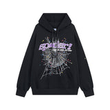 Sp5der Outfit:Hoodie/Sweatpants (Separate Purchase Options) Spider Web Stereo Printing plus Velvet