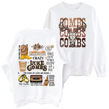 Western Luke Combs County Music Sweatshirt Round
