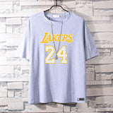 Basketball Sports T Shirt Kobe Manba No. 24 Short Sleeve T-Shirt Male Student Loose