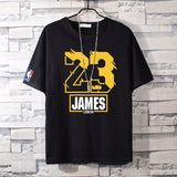 Basketball Sports T Shirt Cotton Short-Sleeved T-Shirt Male Student Loose Casual Sweatshirt