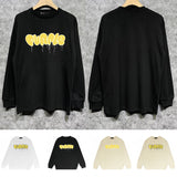 Purple Brand Long Sleeve T-Shirt Fashion Loose Long Sleeve Top
