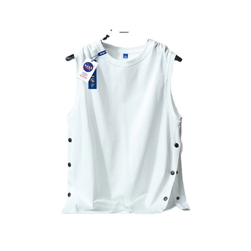 Nasa T Shirt Vest Men'S T-Shirt Summer Student Fitness Sports Top