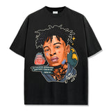 21 Savage T Shirts Loose distressed T-shirts