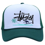 Stussy Hat Printed Truck Mesh Cap Outdoor Surfing Casual Sun Hat