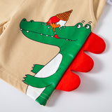 Boy Shorts Korean Style Children's Clothing Summer Three-Dimensional Dinosaur Children's Pants Baby Fifth Pants