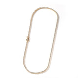 Chains 2mm Copper with AAA Zircon Tennis Chain Necklace St. Valentine's Spectrum
