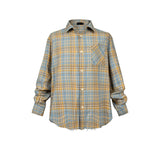 MIJKO Mens Jacket Plaid Jacket Unisex Cityboy