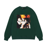 Purple Brand Sweatshirt Loose Crew Neck Sweater