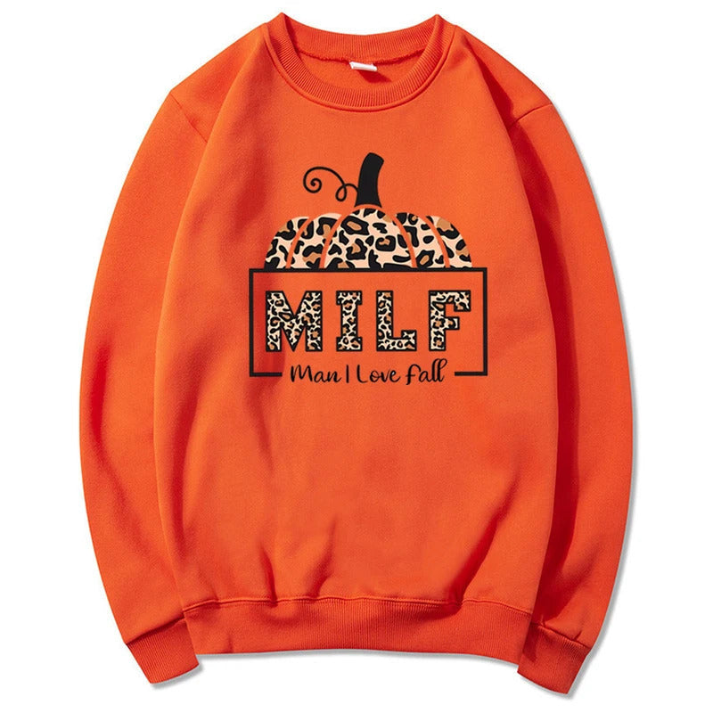 Milf Man I Love Fall Sweatshirt Pumpkin Fall Season Hoodies
