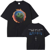 Rapper Cactus Jack Tshirt UTOPIA Album Graphics T-shirts Men