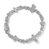 Chains Cross Full Diamond Zircon Necklace St. Valentine's Spectrum