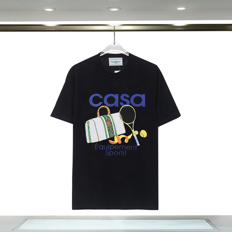 Casablanca T Shirts Loose Short Sleeve T-Shirt