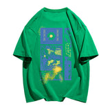 Nasa T Shirt Short-Sleeved T-Shirt Boys All-Match Loose Summer Pure Cotton