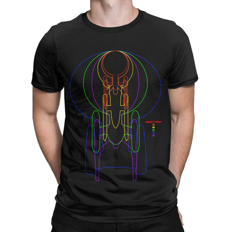 Enterprise Evolution Stars ks Men T Shirts Novelty