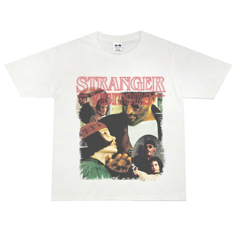 Film Star T Shirt Movie This Killer Is Not Too Cold Trendy Pure Cotton Short Sleeve Loose T-shirt Men and Women