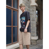 Film Star T Shirt Short Sleeve Loose Retro American Design T-shirt Men