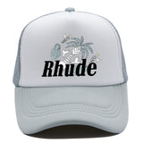 Rhude Hat Fashion Net Cap Hip Hop Baseball Cap