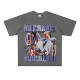 Film Star T Shirt Hamazaki Step Poster Commemorative Edition Loose Retro Street Cotton T-shirt Men and Women