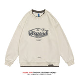 Men Pullover Hoodie Spring American Loose Casual Top