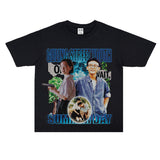 Film Star T Shirt Loose Heavy Retro Street Personality T-shirt Men and Women