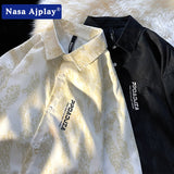 Nasa T Shirt Short-Sleeved Shirt Men'S Summer Casual Top Coat