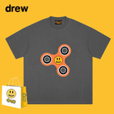 Drew T Shirts Cotton Short Sleeve Loose Men's Short Sleeve