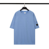 Cp Company T Shirts Men's Cotton Embroidered Casual Crew Neck