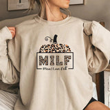 Milf Man I Love Fall Sweatshirt Pumpkin Fall Season Hoodies