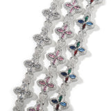 Chains Rap Clover Bracelet Fashion High Sense 5A Zircon St. Valentine's Spectrum