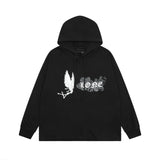 Vlone Hoodie Autumn/Winter Big V Letter Pullover Hooded Sweater