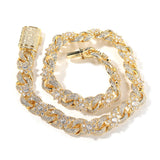 Chains Zircon Necklace Tide Hip Hop St. Valentine's Spectrum