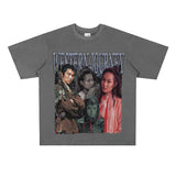 Film Star T Shirt Movie Westward Journey Stephen Chow Trendy Pure Cotton Short Sleeve Loose T-shirt