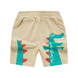 Boy Shorts Boys' Shorts Baby Cotton Dinosaur Casual Shorts Summer Knitted Casual Pants