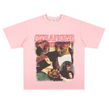 Film Star T Shirt Movie This Killer Is Not Too Cold Trendy Pure Cotton Short Sleeve Loose T-shirt Men and Women