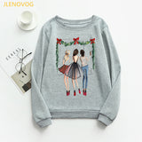 Christmas e and Christmas gifts print hoodies women clothes