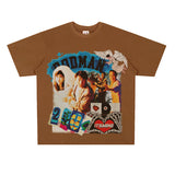 Film Star T Shirt Movie the Unmatchable Match Stephen Chow Short Sleeve American Street Printed T-shirt for Men and Women