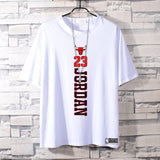 Basketball Sports T Shirt Nba23 Basketball Clothes Short Sleeve T-Shirt Men'S Loose Student Casual