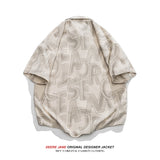 Men Shirts Summer Short Sleeve Printed Shirt Men's Loose Casual