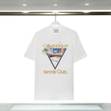 Casablanca T Shirts Fashion Casual Crew Neck Tee