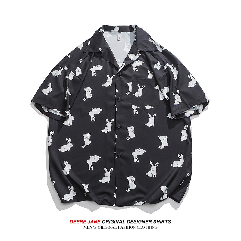 Men's Shirt Short-Sleeved Shirt Men's Summer Loose Casual