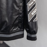 Off White Jacket Spring and Autumn OW Moon Letter Pattern Baseball Jacket Jacket