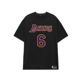 Basketball Sports T Shirt James No. 6 Basketball Sports Student Loose Short Sleeve T-Shirt