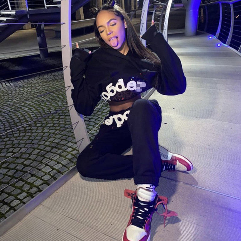 Sp5der Hoodie Spider Web Pattern