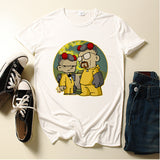Heisenberg T Shirt Deadly Poison Man Fashion Cartoon Print Loose Crew Neck T-shirt Top